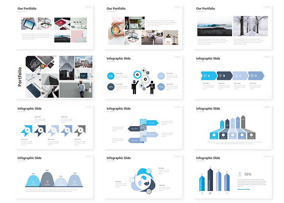 Buzines - Powerpoint Template in PowerPoint Templates - product preview 2