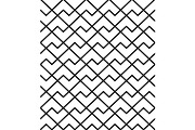 The geometric pattern with