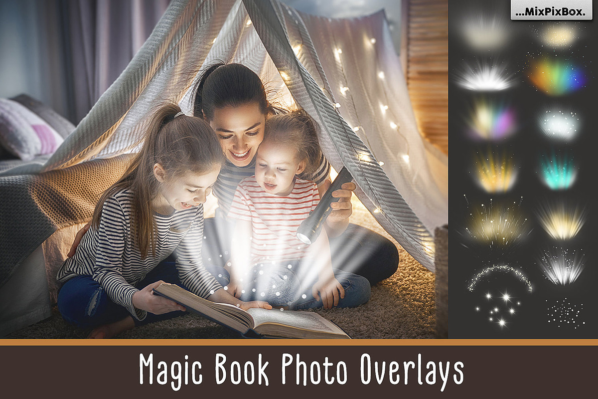 Magic Book Light Photo Overlays in Add-Ons - product preview 8