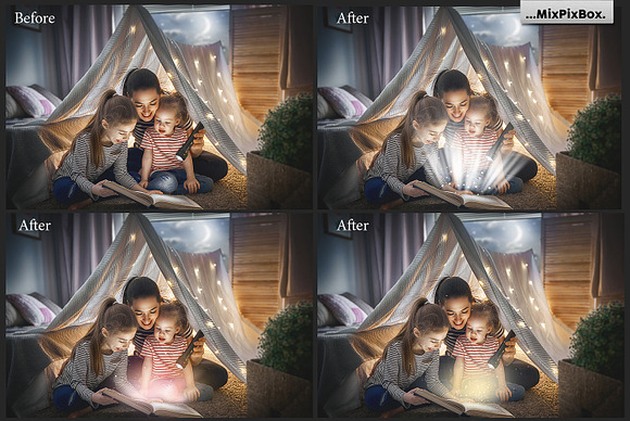 Magic Book Light Photo Overlays in Add-Ons - product preview 3