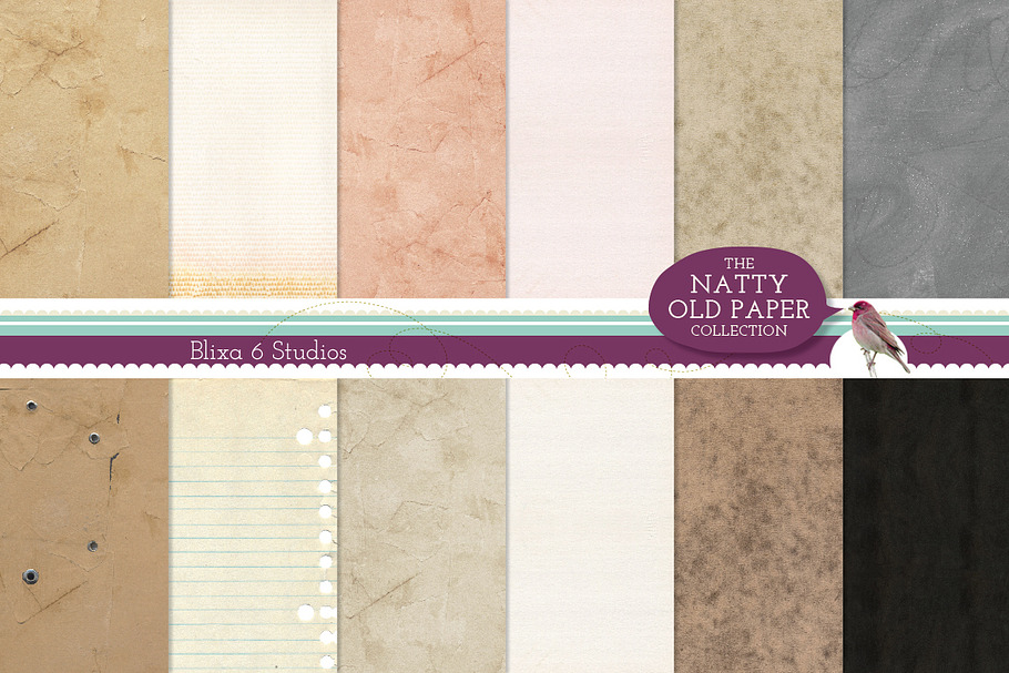 Worn Paper & Texures Sample Pack