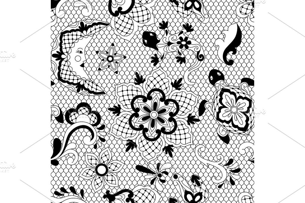 Mexican lace seamless pattern. in Patterns - product preview 8