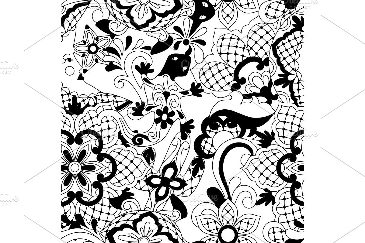 Mexican lace seamless pattern. in Patterns - product preview 8