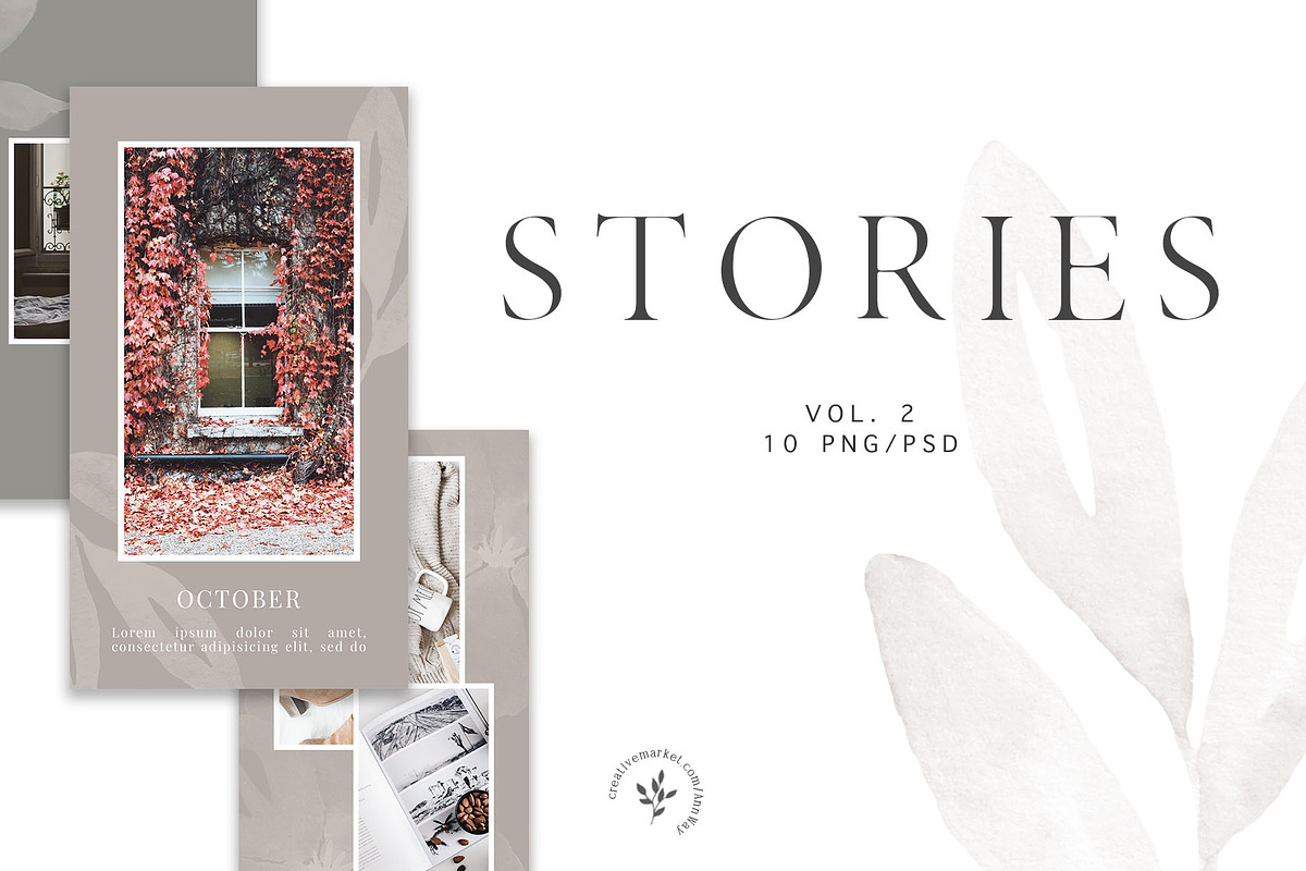 S T O R I E S Vol. 2 in Instagram Templates - product preview 8