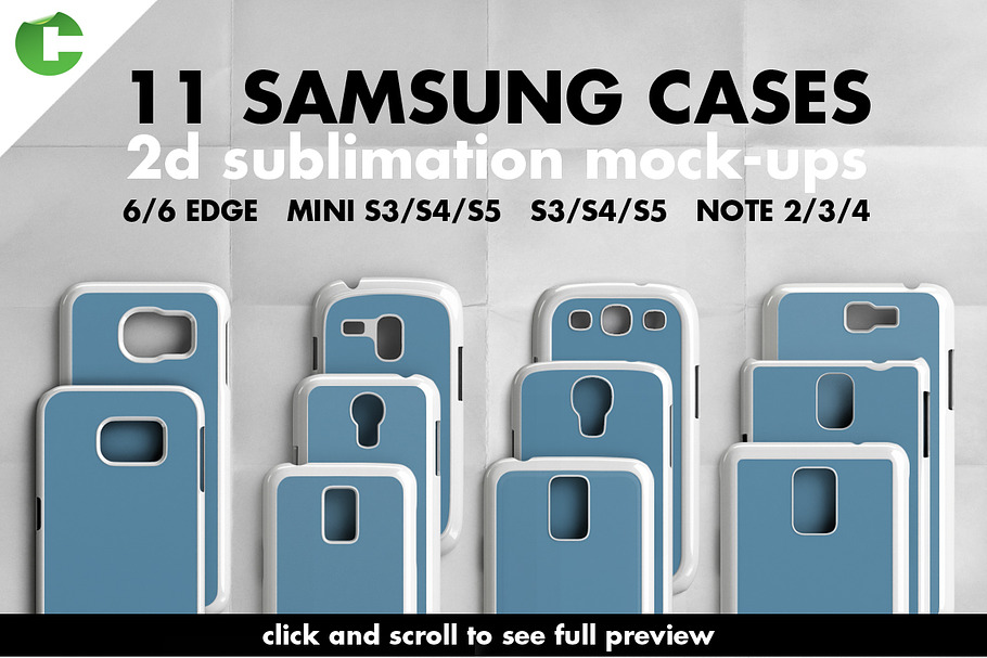 SAMSUNG CASE MOCK-UP 2d print