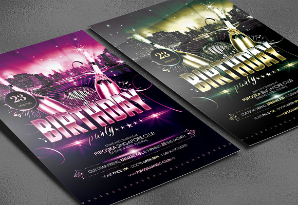 Birthday Party Flyer | Poster in Flyer Templates - product preview 1