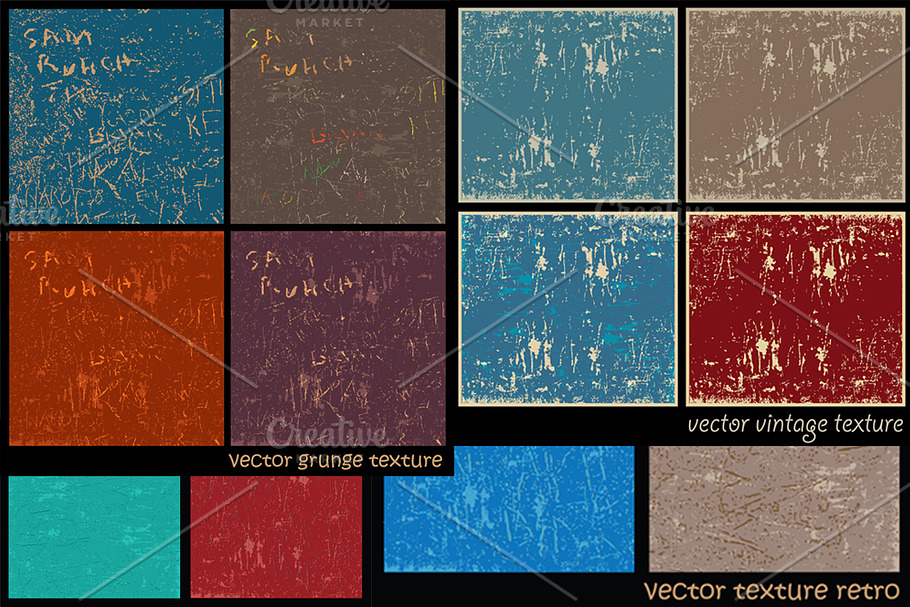 Vintage and Grunge Texture Set in Textures - product preview 8