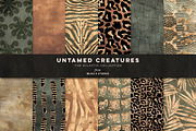 Untamed Creatures: Gold Animal Skins