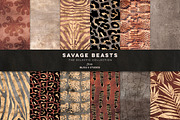 Savage Beasts: Golden Animal Prints