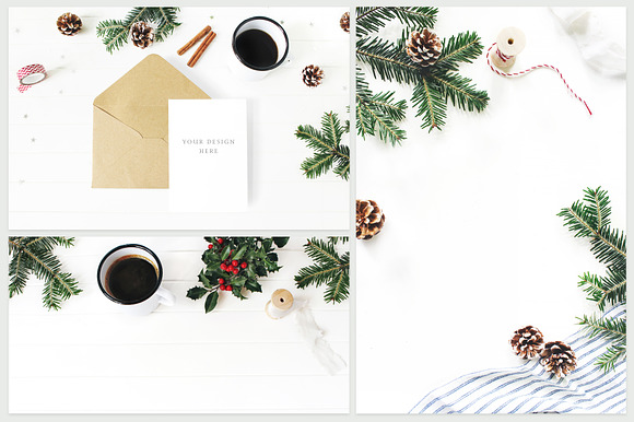 25 Holly Christmas mockups & photos in Product Mockups - product preview 2