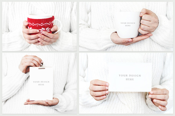 25 Holly Christmas mockups & photos in Product Mockups - product preview 5