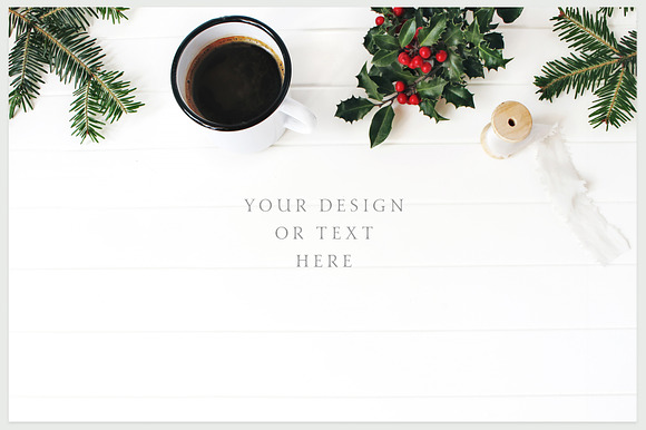 25 Holly Christmas mockups & photos in Product Mockups - product preview 8