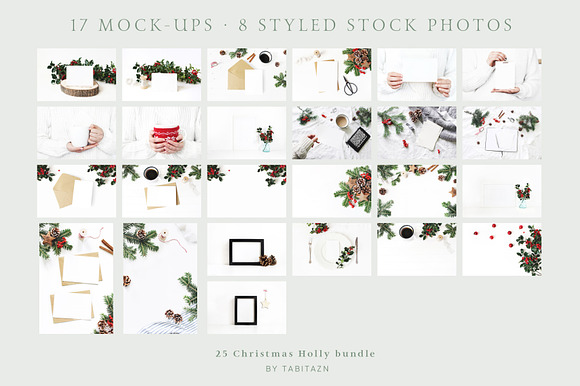 25 Holly Christmas mockups & photos in Product Mockups - product preview 9