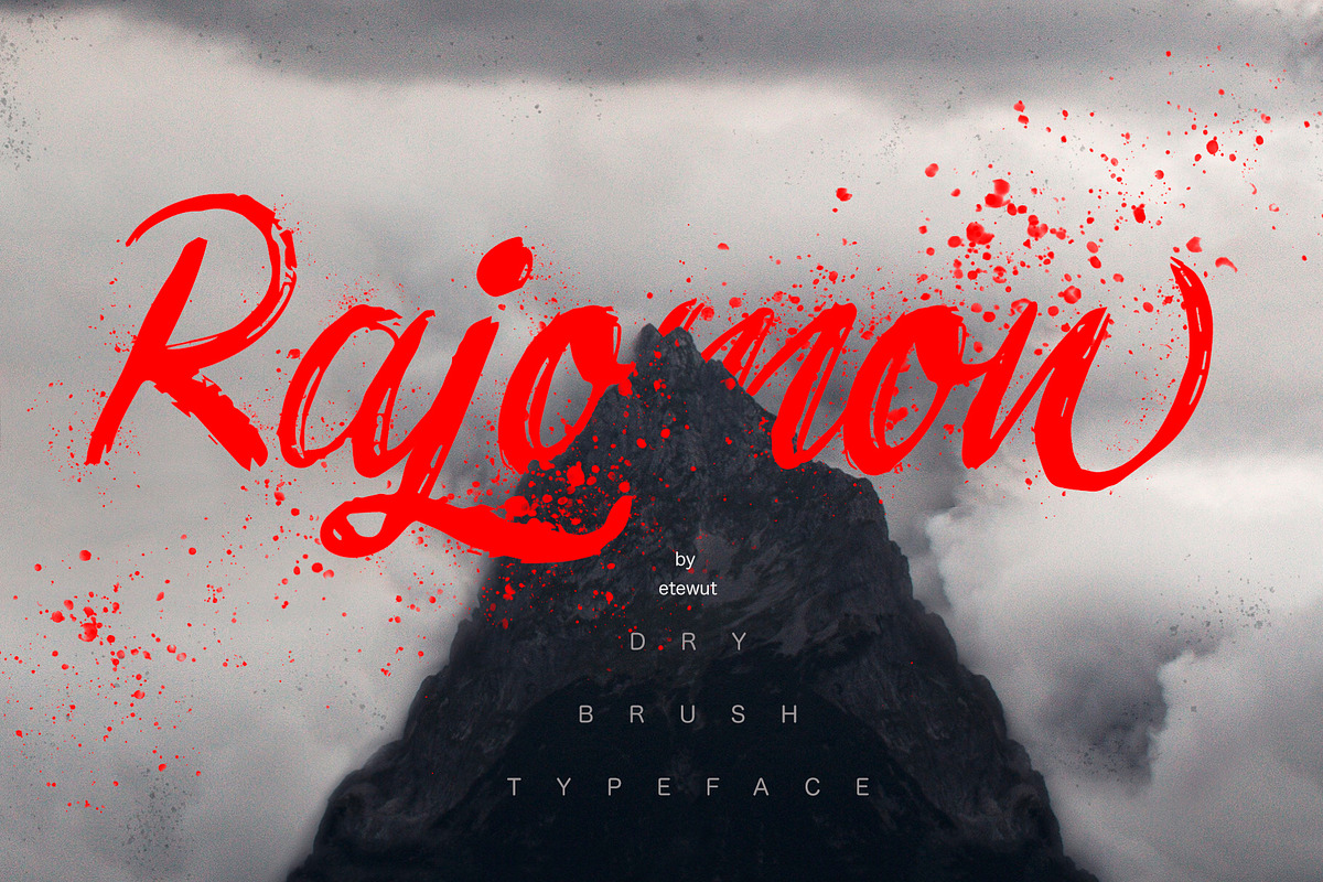 Rajomon in Script Fonts - product preview 8
