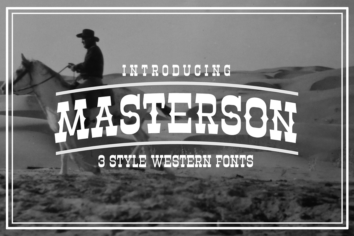 Masterson Font Family in Slab Serif Fonts - product preview 8