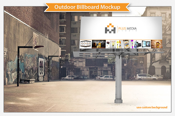 Outdoor Billboard Mockup in Mockup Templates - product preview 4