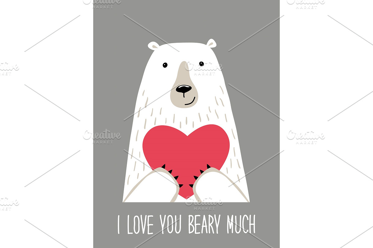 Cute retro hand drawn Valentine's in Textures - product preview 8