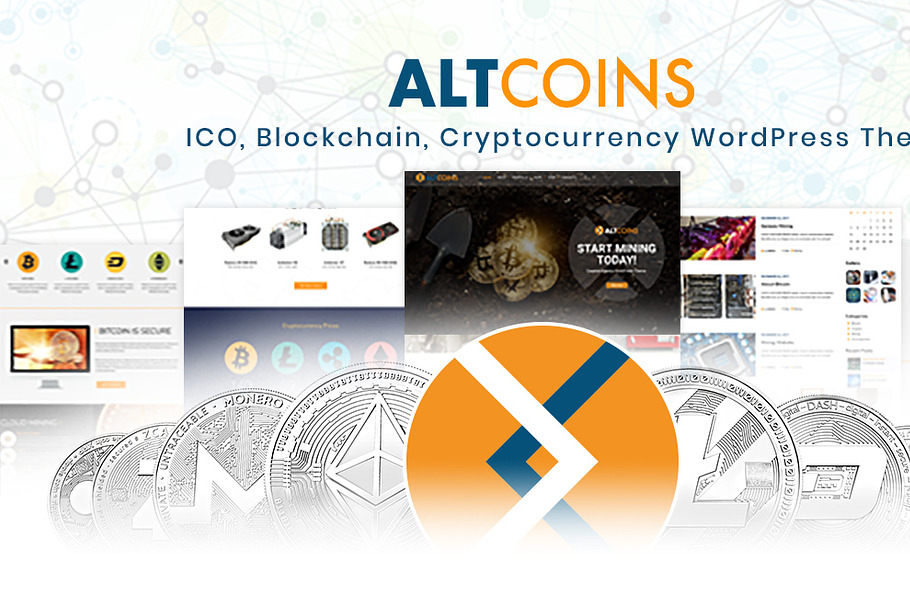 AltCoins Crypto WordPress Theme in WordPress Business Themes - product preview 8