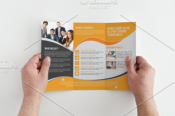 Tri-Fold Brochure-Multipurpose in Brochure Templates - product preview 2