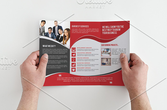 Tri-Fold Brochure-Multipurpose in Brochure Templates - product preview 3