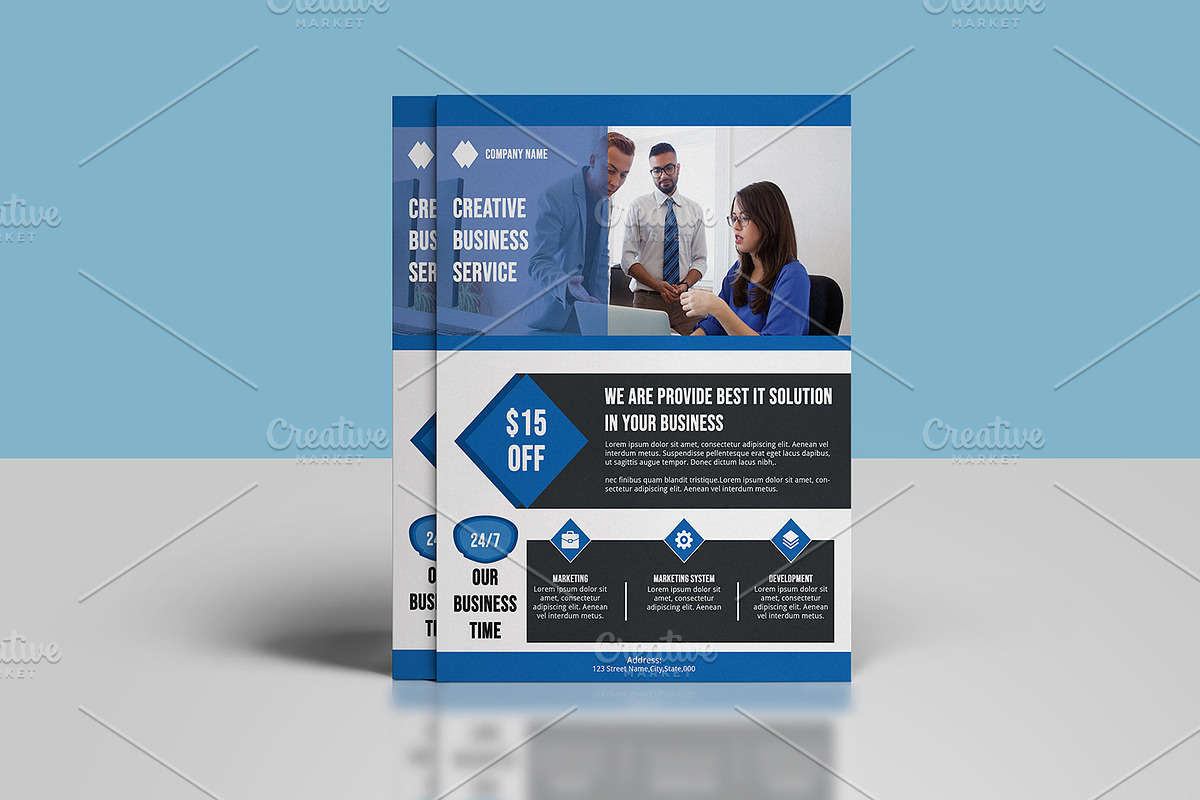 Clean Business Flyer - V892 in Flyer Templates - product preview 8