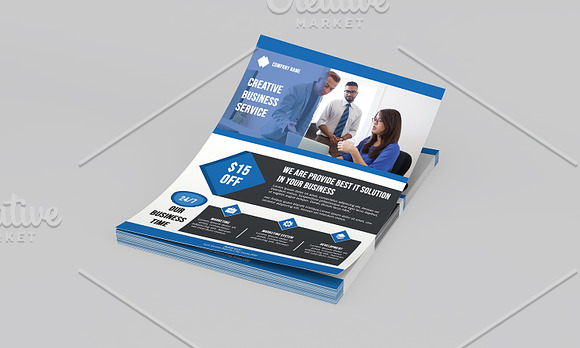 Clean Business Flyer - V892 in Flyer Templates - product preview 1