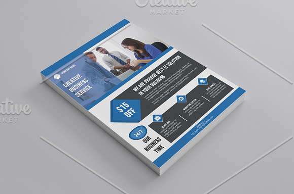 Clean Business Flyer - V892 in Flyer Templates - product preview 2