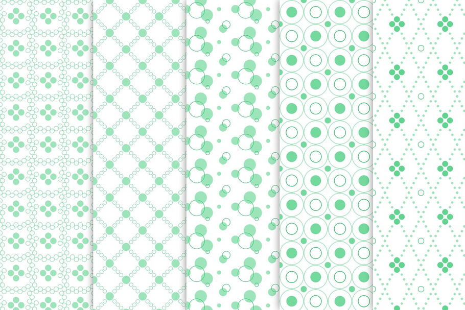 Circle seamless patterns in Patterns - product preview 8