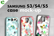 Samsung S3/ S4/ S5 cases mock-up
