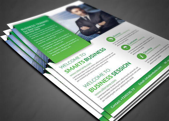 Business Corporate Flyer Templates in Flyer Templates - product preview 2