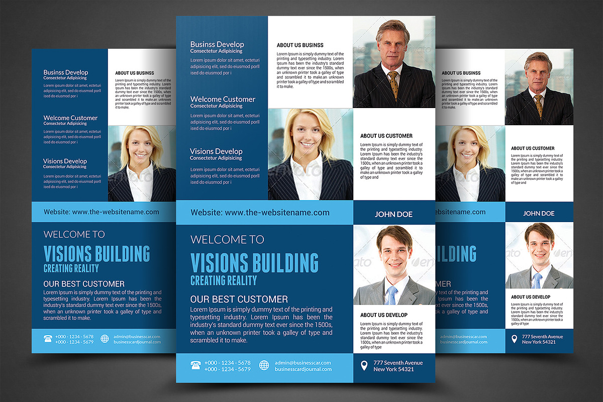Business Planner Flyer Print Templat in Flyer Templates - product preview 8