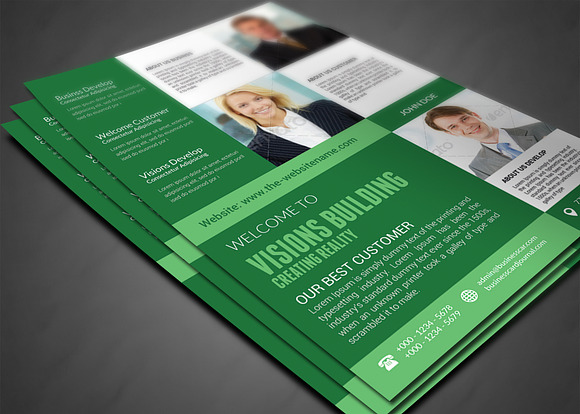 Business Planner Flyer Print Templat in Flyer Templates - product preview 2