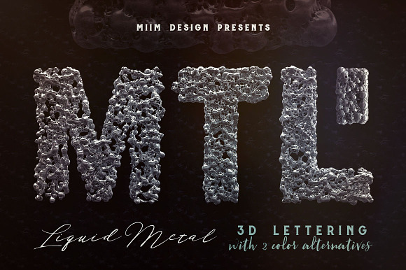 3D Lettering Mega Bundle 8 Industry in Graphics - product preview 6