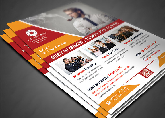 Corporate Flyer Print Templates in Flyer Templates - product preview 2
