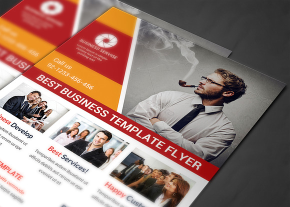 Corporate Flyer Print Templates in Flyer Templates - product preview 3