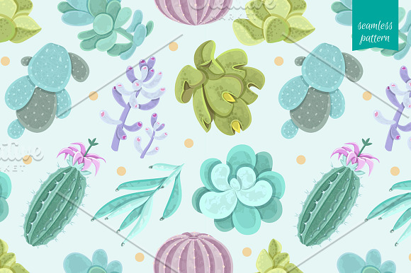 Cactus Pale Set in Illustrations - product preview 1