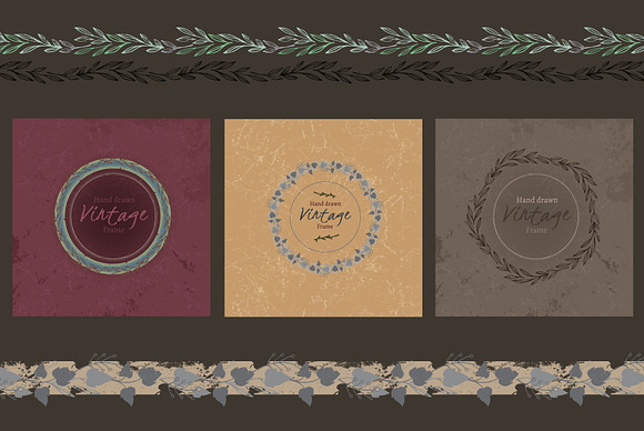 20 Vintage Floral Brushes in Photoshop Brushes - product preview 2