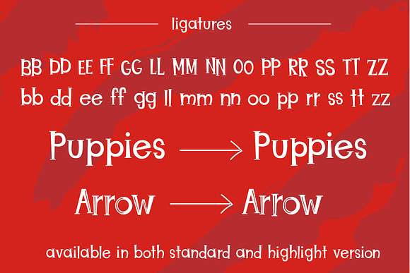 Christmas Puppies Font Pair in Serif Fonts - product preview 3