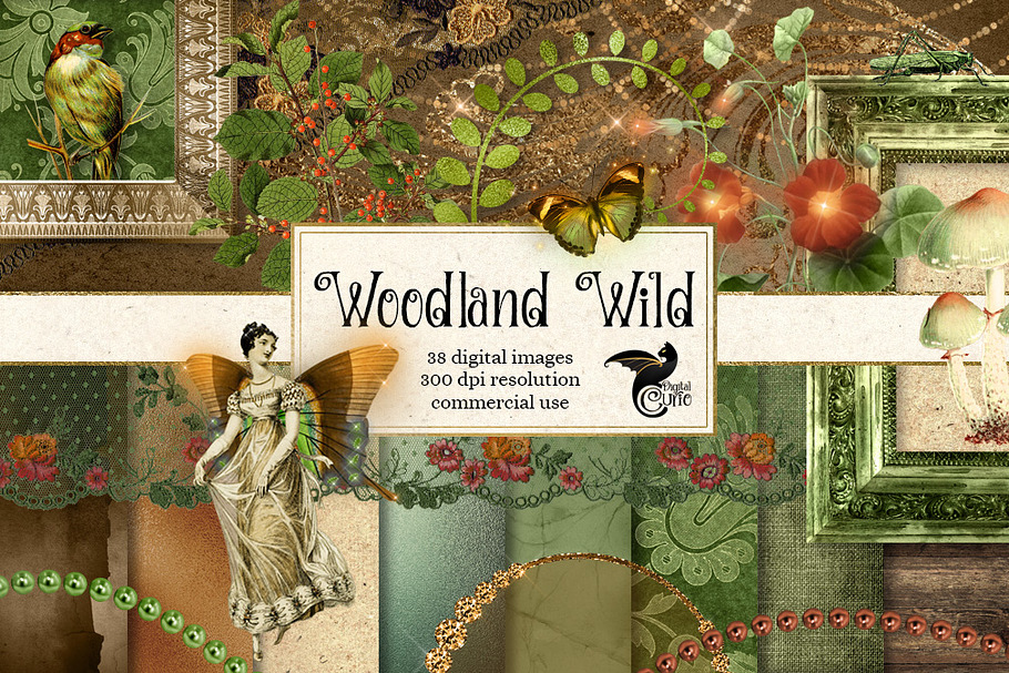 Woodland Wild Digital Scrapbook Kit