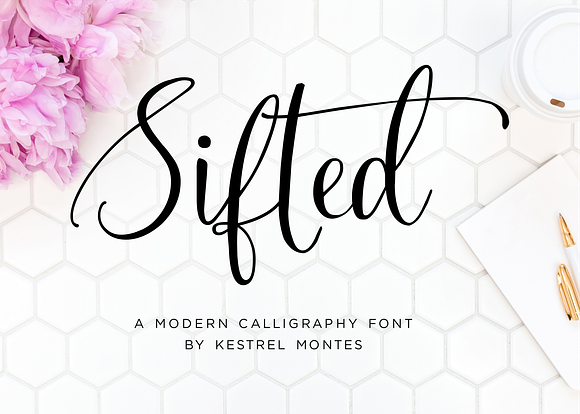 Sifted Wedding Font  in Wedding Fonts - product preview 3