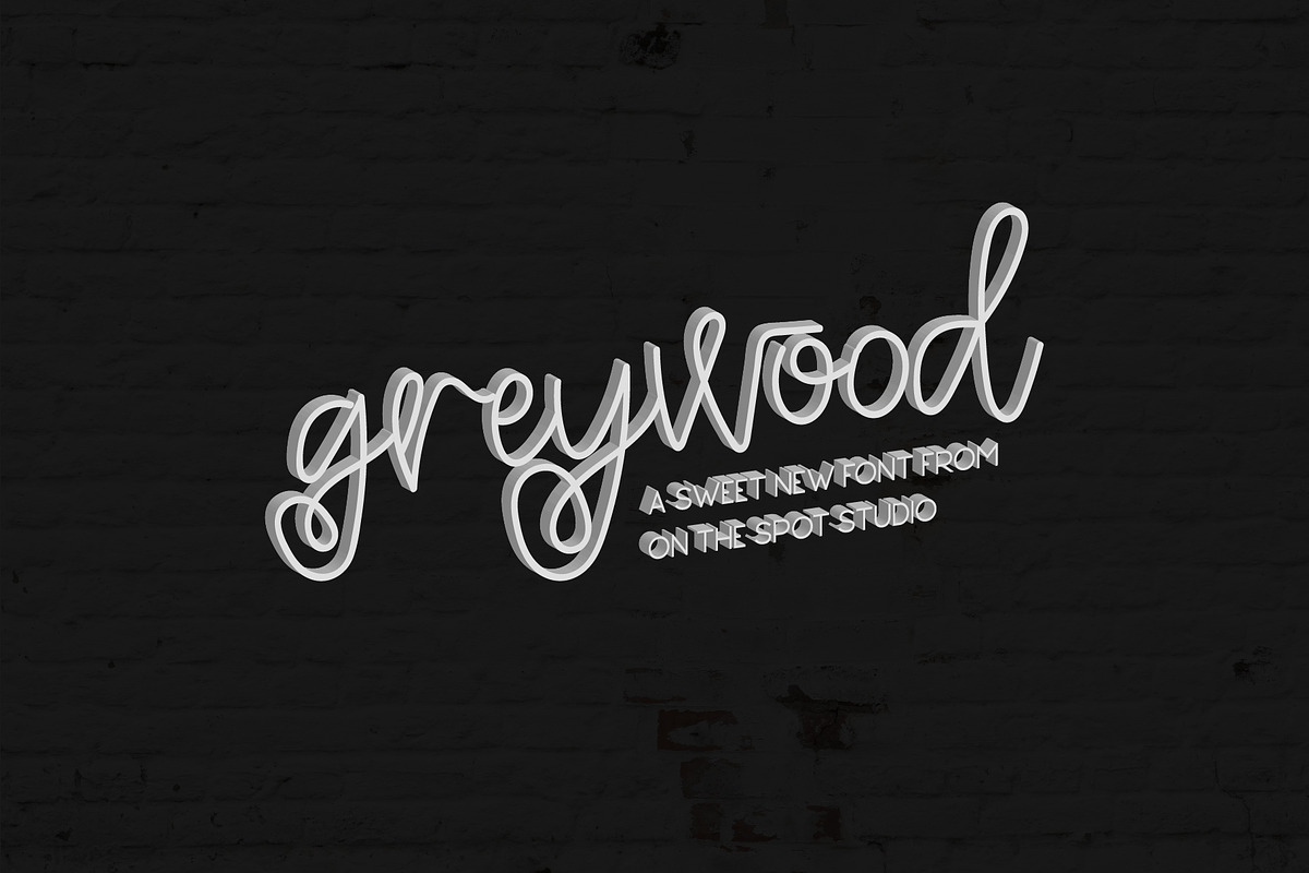 Greywood *BONUS* Cedarwood Display in Display Fonts - product preview 8