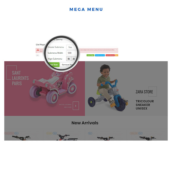 LEO MOTOKID - KID CAR, ELECTRIC CAR, in Bootstrap Themes - product preview 2
