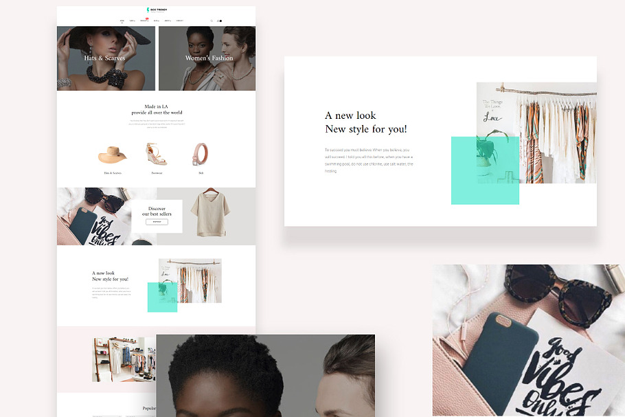 BOS TRENDY - FASHION AND ACCESSORIES in Bootstrap Themes - product preview 8