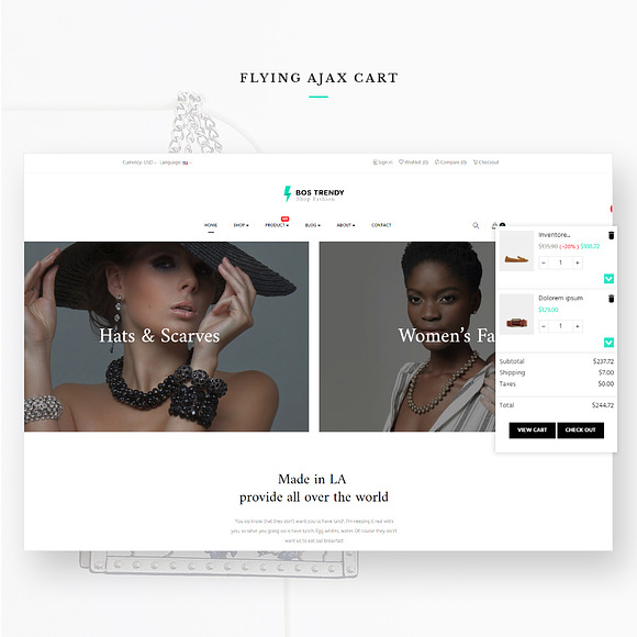 BOS TRENDY - FASHION AND ACCESSORIES in Bootstrap Themes - product preview 6