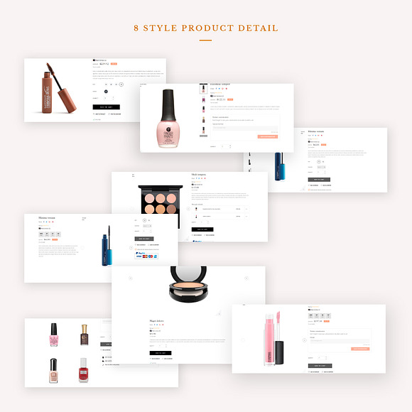 BOS MAC - COSMETIC AND BEAUTY STORE in Bootstrap Themes - product preview 6