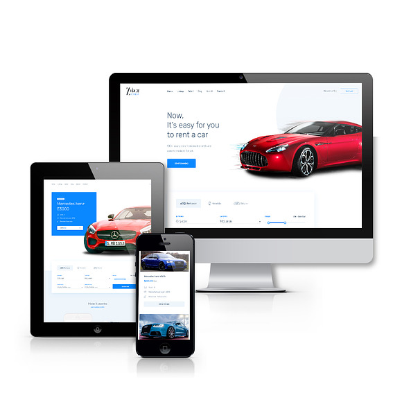 LEO RENT CAR - BEST CAR RENTAL WEBSI in Bootstrap Themes - product preview 1