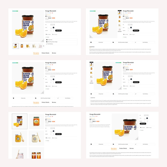 BOS OCBEE - HONEY, FOOD, BEAUTY in Bootstrap Themes - product preview 5