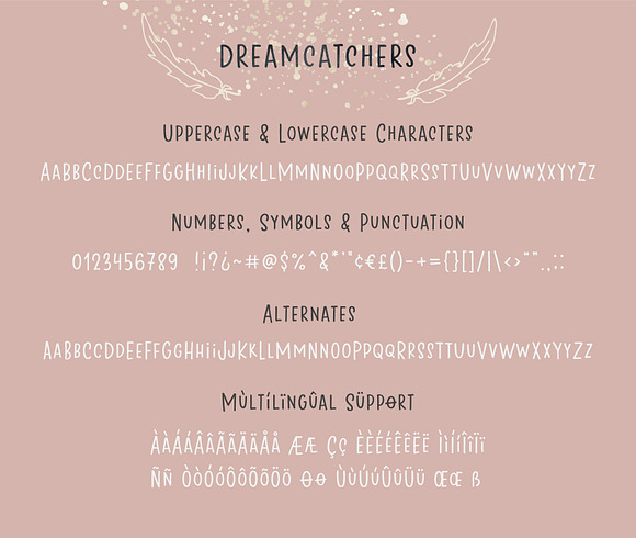 Dreamcatchers | Playful Sans Serif in Whimsical Fonts - product preview 6