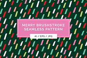Merry Brushstroke Pattern