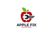 Apple Repair Logo Template